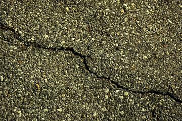 ひび割れた地面