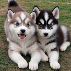 Obraz premium Husky siberiano 9