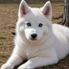 Obraz premium Husky siberiano 8