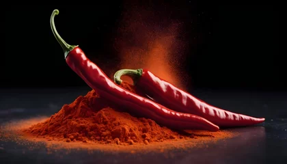 Gordijnen red hot chili peppers © shivraj