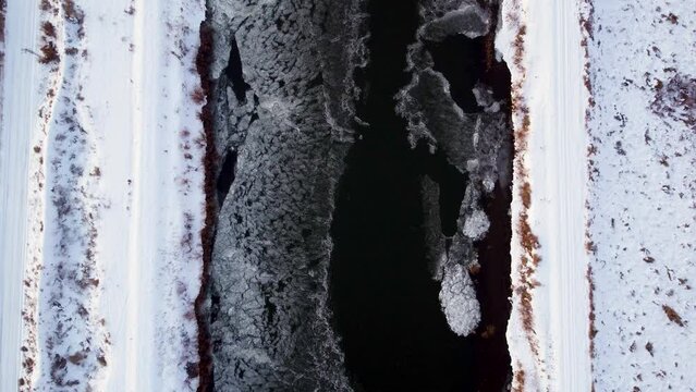 4k Aerial Drone Snow-Capped Mountains Overlooking Willard Bay, Utah