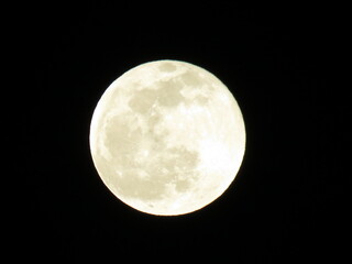 Beautiful full moon, shot with Canon