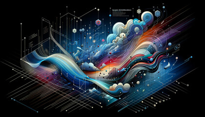 Dynamic Dimensions: 2D and 3D Entity Relationship Diagram with Animated Digital Assets