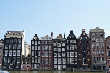 Naklejka premium Landscape of Amsterdam - Holland