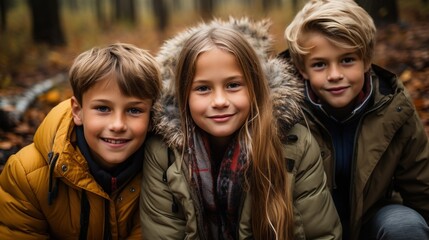 Fototapeta premium schoolboy walking in the park