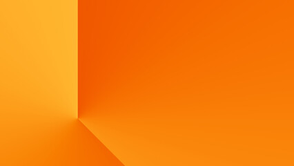 Simple Vibrant Orange Gradient Background. Copy Space Area. Minimalist Abstract Gradient Wallpaper. 1st Variant