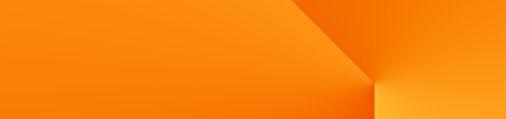 Abstract orange horizontal banner background. Minimal copy space area. Suitable for advertising or marketing. Ready to use. 4th variant.