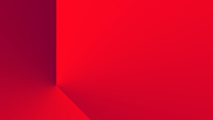 Obraz premium Simple Vibrant Red Gradient Background. Copy Space Area. Minimalist Abstract Gradient Wallpaper. 1st Variant