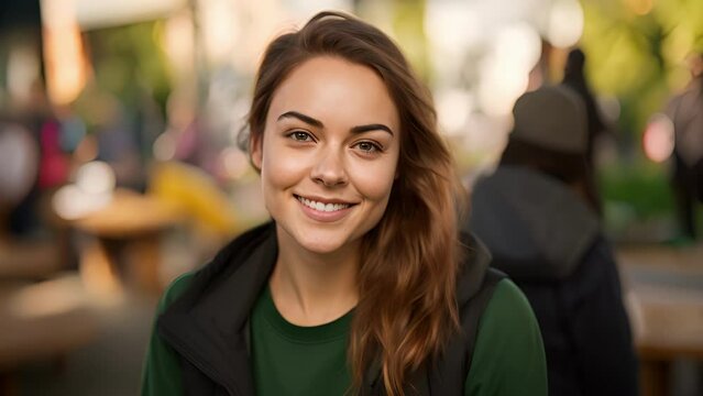 A vibrant young adult with rosy and a spark in her bright green eyes. Armed with a masters in social work, she actively works to help the homeless find shelter. Her enthusiasm is infectious,