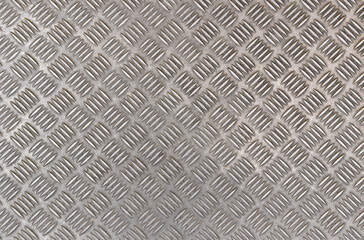 silver diamond metallic plate, grunge texture of grey steel sheet panel