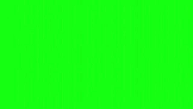 Tetris shapes wipe transition on green screen background