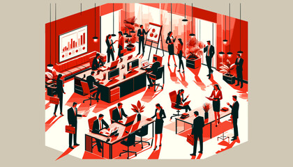 Business concept vector illustration. 