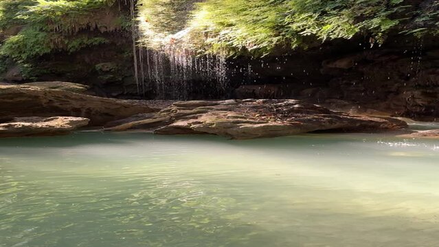 cascadas de comala, jalisco mexico