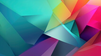 abstract geometric shape colorful background