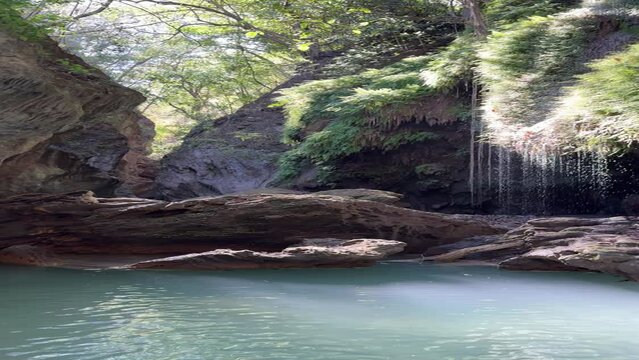 cascadas de comala, jalisco mexico