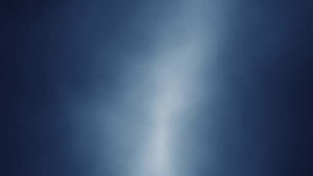 White blue foggy light loop motion copy space background.