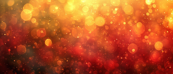 a image of a red and yellow background with a lot of bubbles