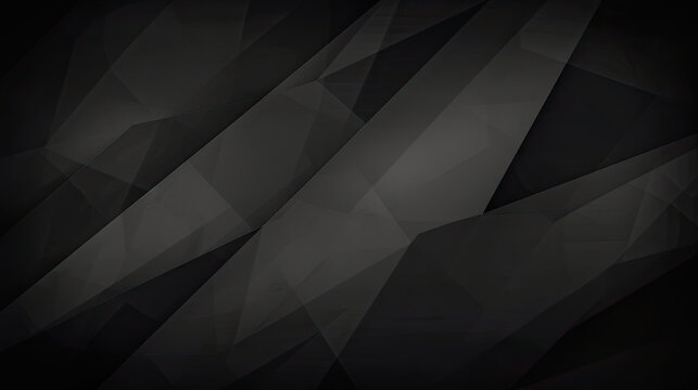 a black shapes geometric polygonal background with triangles layered