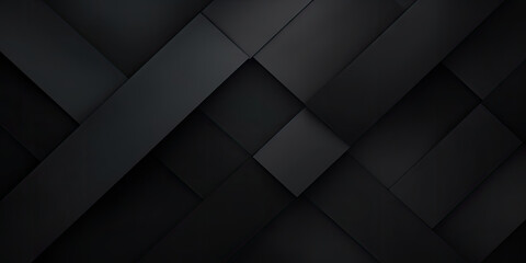 Fototapeta na wymiar 3d black diamond pattern abstract wallpaper on dark background, Digital black textured graphics poster background 
