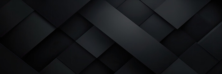 Fototapeta na wymiar 3d black diamond pattern abstract wallpaper on dark background, Digital black textured graphics poster background 