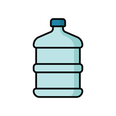 water gallon icon vector design template simple and clean