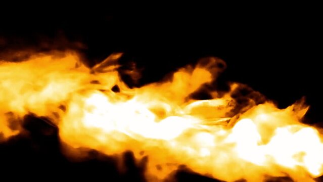 Fire effect video