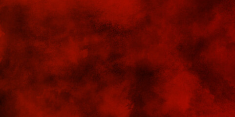 Red grunge old watercolor texture with painted stripe of red color, Red scratched horror scary background, ]red grunge and marbled cloudy design. - obrazy, fototapety, plakaty