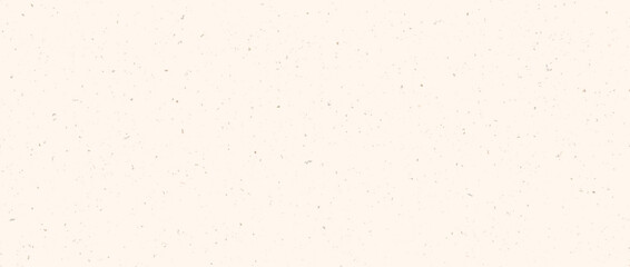 Cream seamless grain paper texture. Vintage ecru background with dots, speckles, specks, flecks, particles. Light craft repeating wallpaper. Natural beige grunge surface background. Vector backdrop
