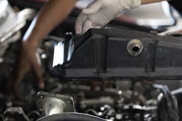 Car repair with a mechanic