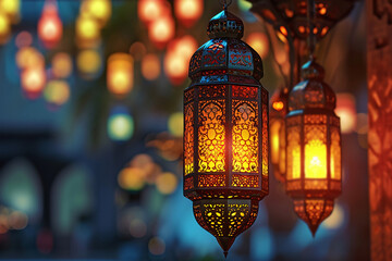 ramadan Kareem, Ramadan crescent moon, Eid Mubarak Islamic festival social media banner and Eid Mubarak Post Template, islam