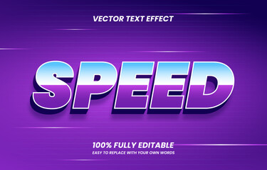 3d Neon Speed Text Effect