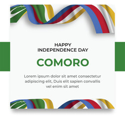 social media post templates with the theme of world countries' independence day