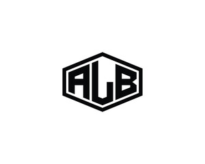 Fototapeta premium ALB Logo design vector template