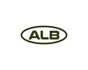 ALB Logo design vector template