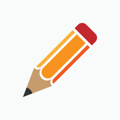 Pencil Icon. Instrument for Writing, Drawing. Edit, Write Symbol.