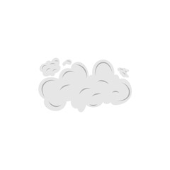 Smoking car motion clouds 