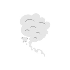 Smoking car motion clouds 