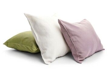 pillows white background
