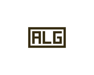ALG Logo design vector template
