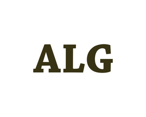 ALG Logo design vector template