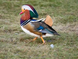 Mandarinente (Aix galericulata)