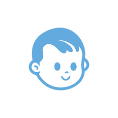 Obraz na płótnie Canvas Baby logo design vector template