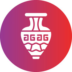 Ancient Vase Icon Style