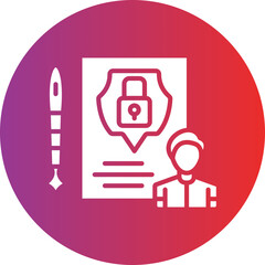 Privacy Policy Template Icon Style