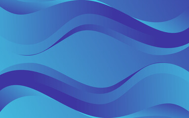 
modern blue corporate abstract background design with wave shapes