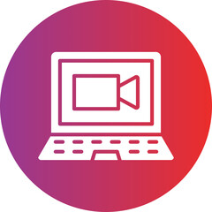Videocall Discussion Icon Style