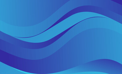 modern blue background gradation wave abstract banner design