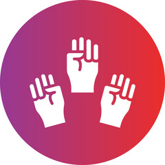 Obraz premium Democracy Icon Style