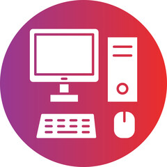 Desktop Computer Icon Style