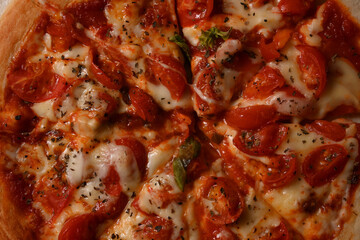 ミニトマトのピザ